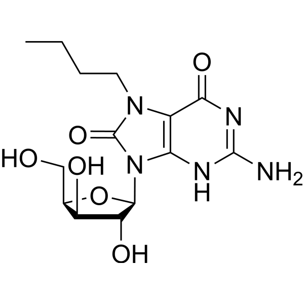 7-n-Butyl-7,8-dihydro-8-oxo-9-(β-D-xylofuranosyl)guanine 2389988-45-6